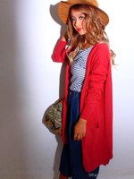 【anap mimpi】ロングカーディガン/RD