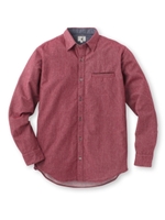 シャンブレーネルシャツ/ボルドー(064)