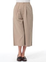 ストライプガウチョPN　3/グレー-クロ