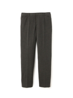 ストレッチセンタープレスパンツ/チャコールグレー(014)