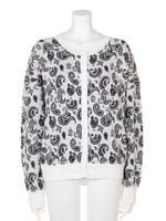 Jacquard paisley BLOCKKNIT CD/BLK