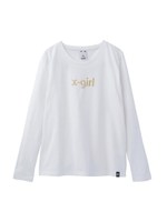 ROUND LOGO L/S TEE/ネイビー