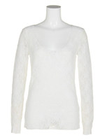 【BED＆BREAKFAST】Lily Lace 長袖/WHITE