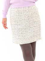 ＭＩＸツイードタイトスカート/クロ