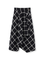 ウインドペンアシンメトリースカート/グレー(212)