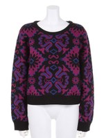 エスニック Flower PO/パープル