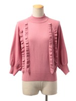 クラシカルフリルニット/KH