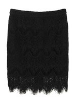 スカラップレースタイトSK/BLACK