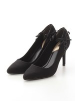 スピンドルヒールパンプス/レッド