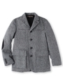 ヘリンボーンツイードジャケット/ダークグレー(913)