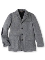 ヘリンボーンツイードジャケット/ダークグレー(913)