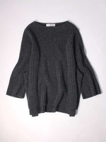 リブ裾イレギュラーボートネックプルオーバー　ｂｙ　Ｋａｏｒｉ　Ｉｓｅｋｉ【冬カタログ掲載】/オフホワイト