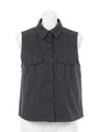 【BED&BREAKFAST】Bio Twill Sleeveless/BLACK