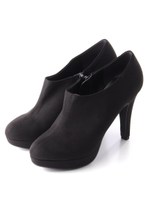 【REZOY】ベーシックラウンドトゥブーティ/ブラック