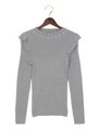 Ｈ／Ｎ袖フリル付長袖／ニット/グレー
