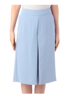 ジョーゼットフレアガウチョパンツ/ブルー(090)