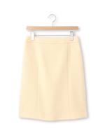 ストレッチドビー織りタイトスカート/ベージュ(052)