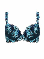セサ　サフランフラワーレース　ブラ　485/ブルー