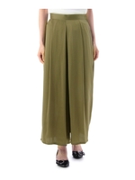 タックワイドロングパンツ/グリーン(022)