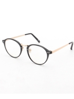 ビッグシェイプボストンファッショングラス/ダークブラウン(443)