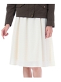 フロッキー千鳥柄スカート/オフホワイト(003)