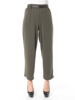 ポンチ細ベルト付ワイドパンツ/コイハイ