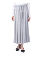 ロープ結びマキシスカート/グレー(012)