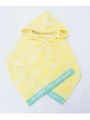 ロゴ柄フード付きタオル/レモンイエロー(031)