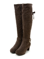 ロングブーツ/Ｄ／ブラウン