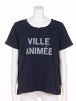 【BIJ】 フロッキーロゴCS/ネイビー