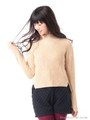 サイドスリットリブニットTOPS/ホワイト