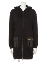 ロングパーカ/トップグレー