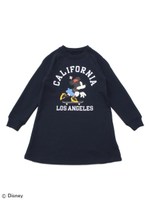 MINNIE/ CREWNECK SWEAT DRESS Los Angeles(4T〜7T)/NAVY