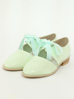 ガーリーリボンシューズ/ブラック