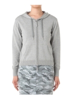 ダブルジップニットパーカー/グレー系(013)