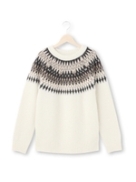 ビジュー付きトラディックセーター/グレー(012)