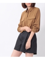 ミリタリーシャツ/ベージュ系(054)