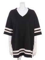 【LATINA】Vネックラインチュニック/BK