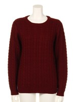 【chille anap】ケーブルニットトップス/NVY