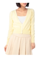 ショートニットカーディガン/ネイビー(593)