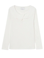 ツイストデコルテTOP/WHITE