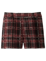 マルスチェック柄ショートパンツ/ブラック(219)