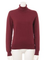 【美人百花10月号掲載】ハイゲージタートルネック/グレー