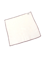 カラートリミングウールチーフ/ブラウン(042)