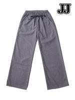 ロングガウチョパンツ/チャコールグレー