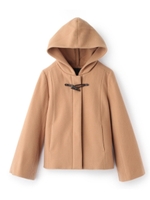 [L]フリースメルトンジャケット/チャコールグレー(014)