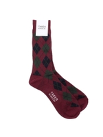 アーガイル柄靴下/ボルドー(264)