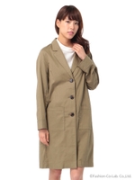 ツイルショップコート/Black