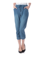 ドビーデニムストレッチパンツ/サックス(690)