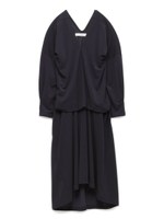 フロントドレープワンピ/NVY